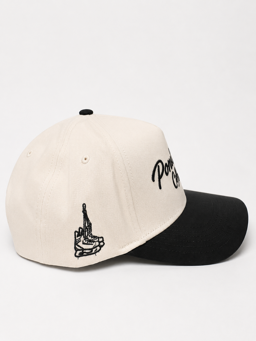 Two-Tone Cream and Black